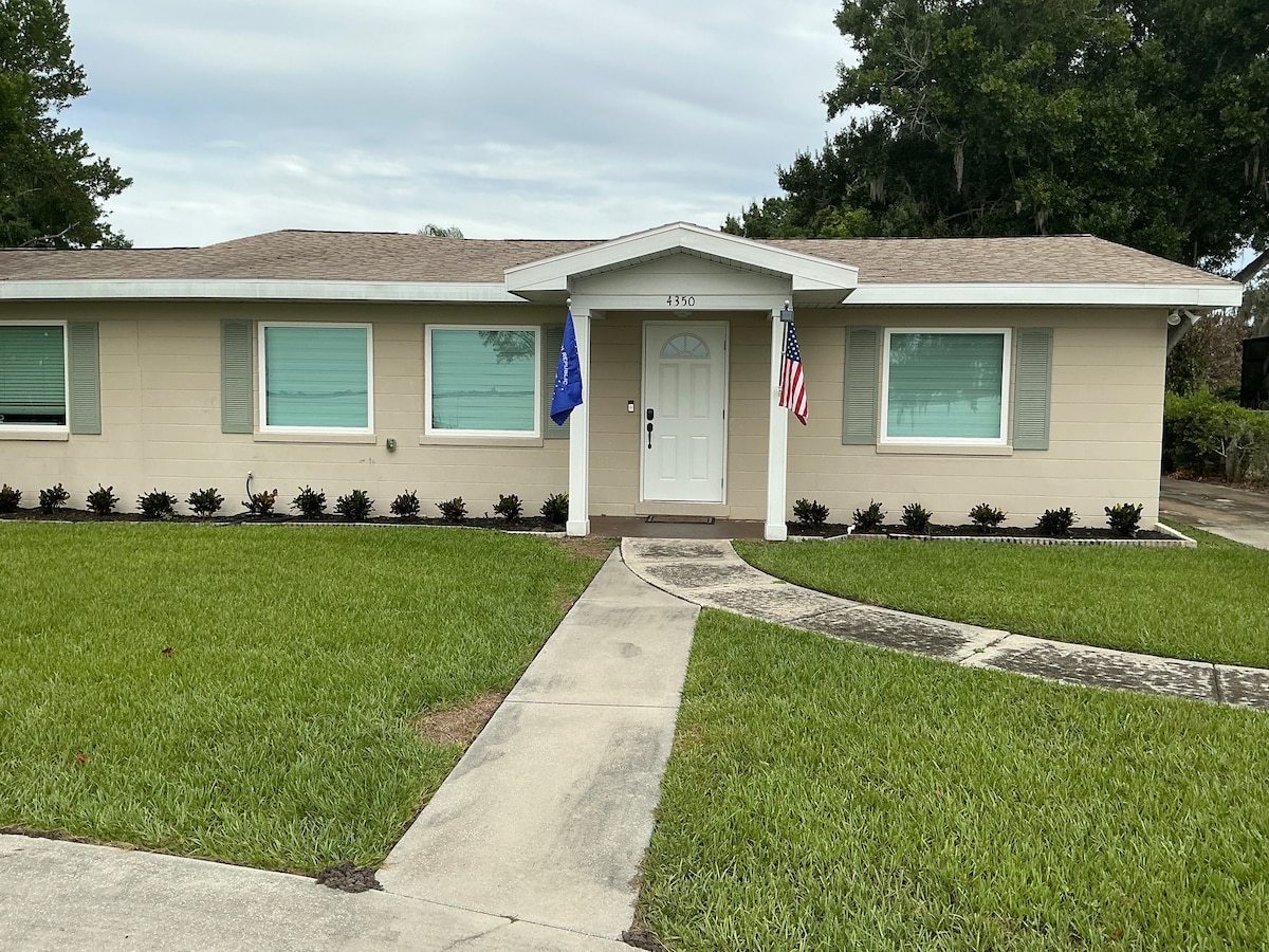 Home exterior and lawn