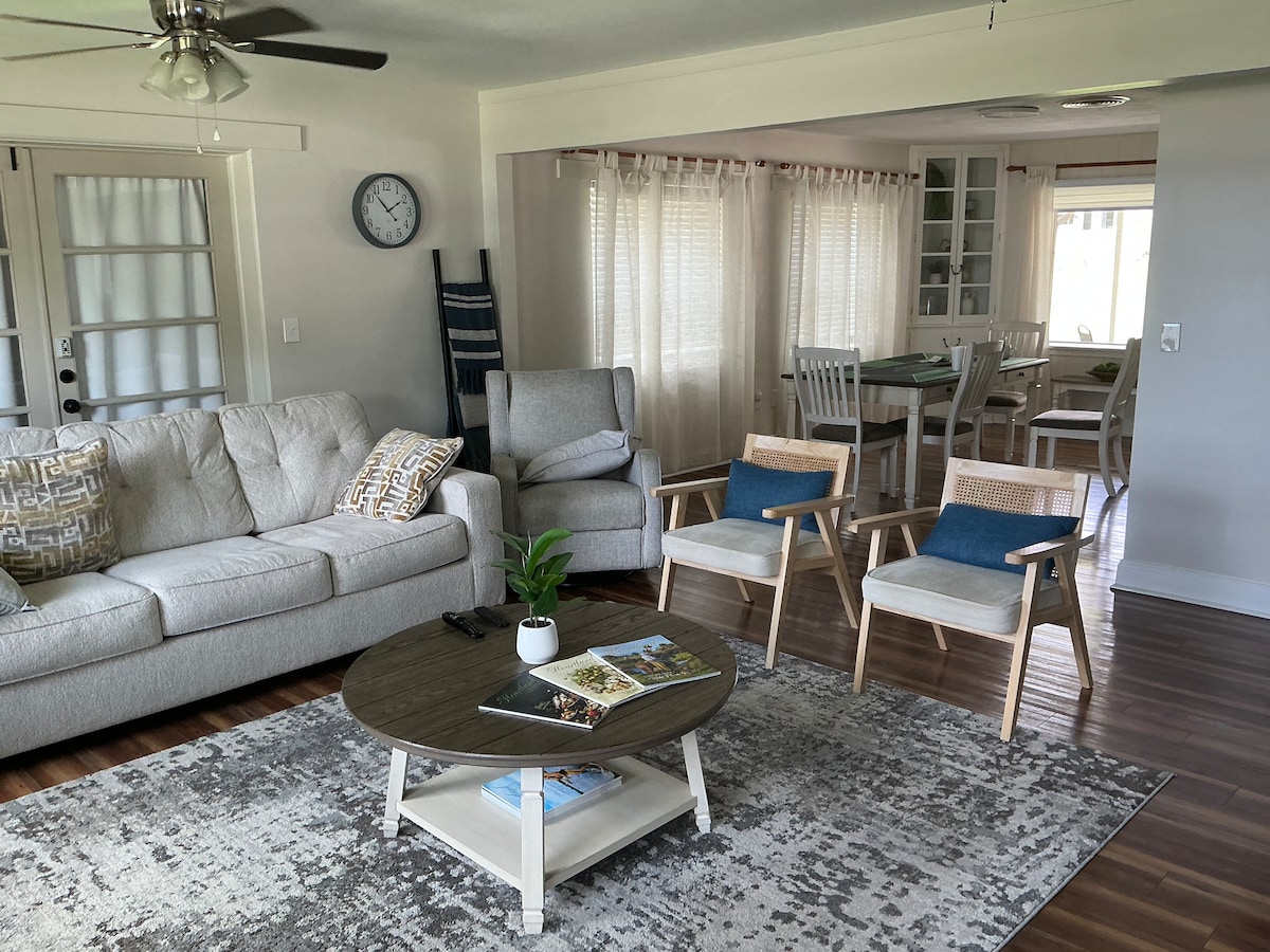 Living room with sofa bed